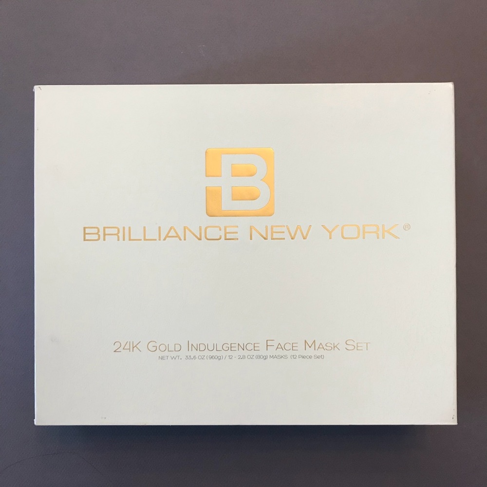 24K Gold Indulgence Face Mask Set of 12